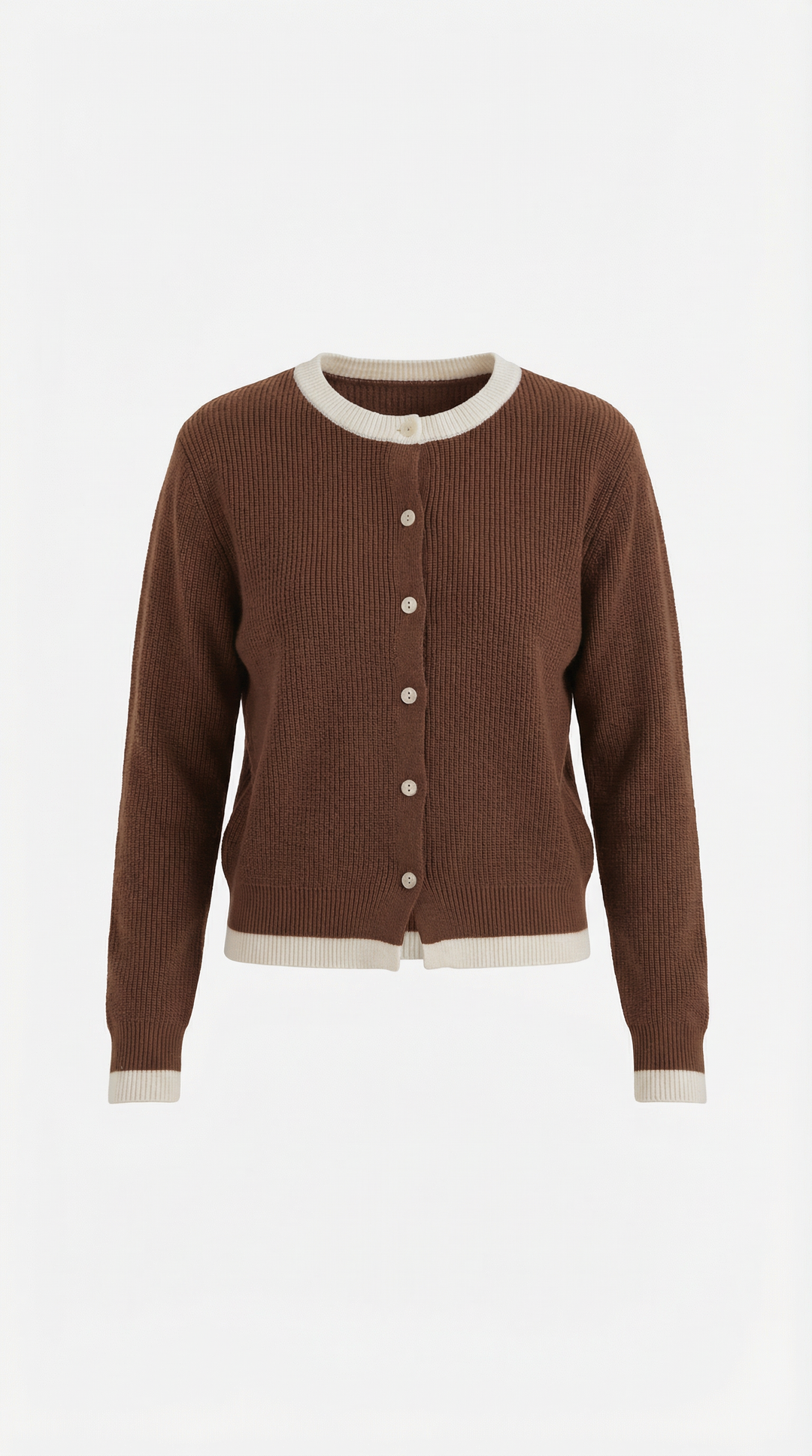 Cardigan lungo lavorato a maglia con maniche ampie e silhouette allungata