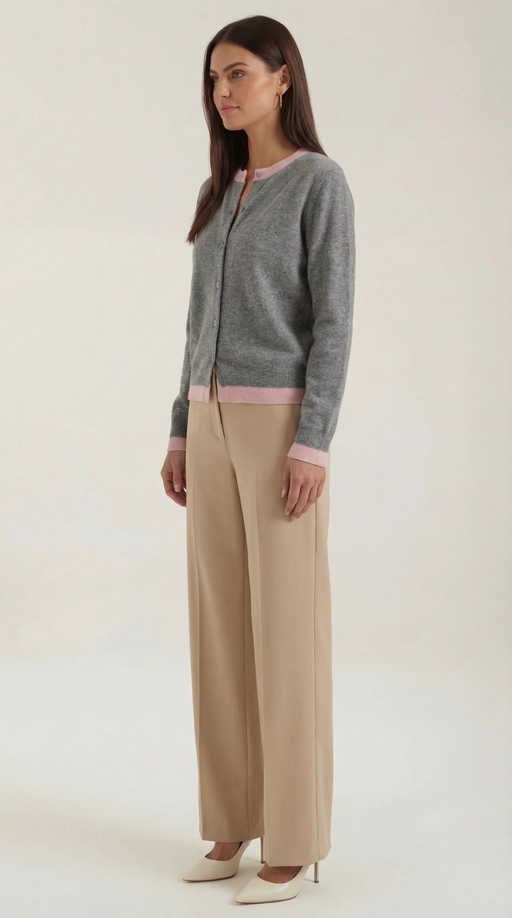 Cardigan lungo lavorato a maglia con maniche ampie e silhouette allungata