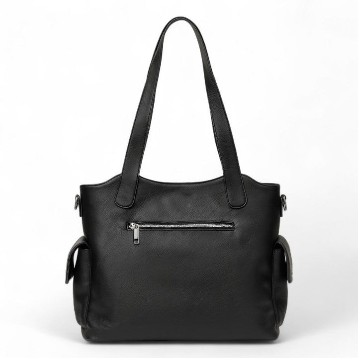 Grande borsa tote con zip