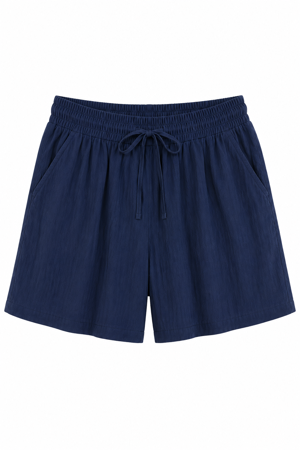 Pantaloni corti larghi con coulisse in vita