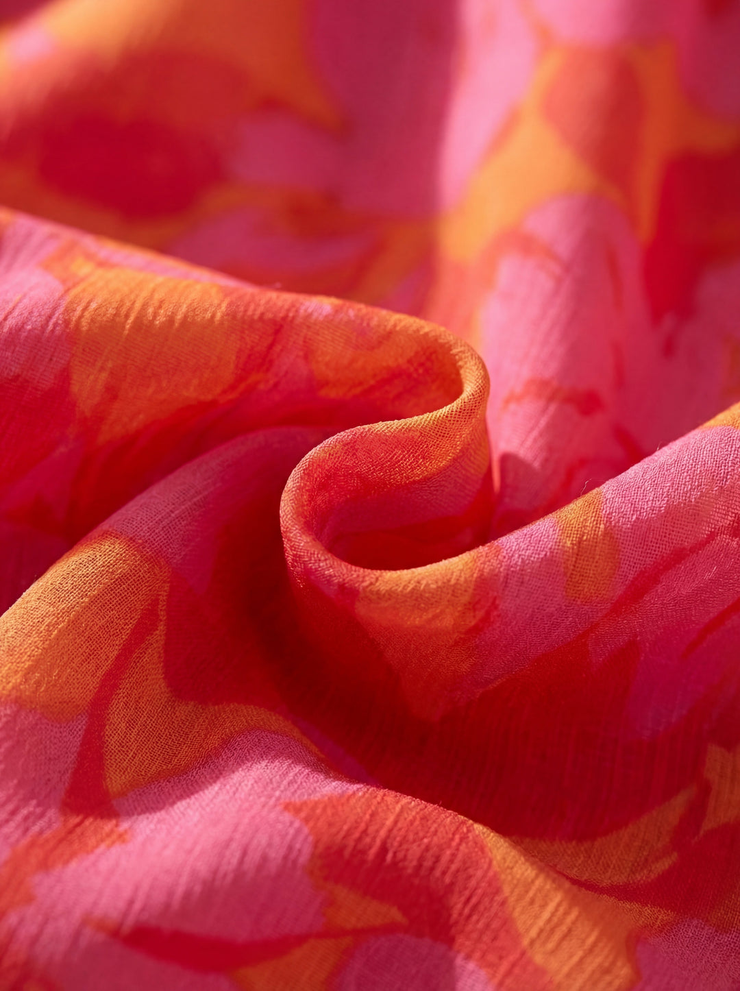 Ružena | Abito maxi rosa-arancione