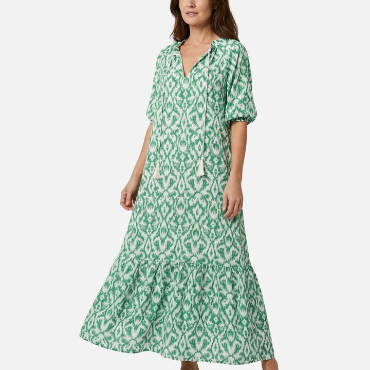 Denisa | Abito midi leggero con scollatura a V