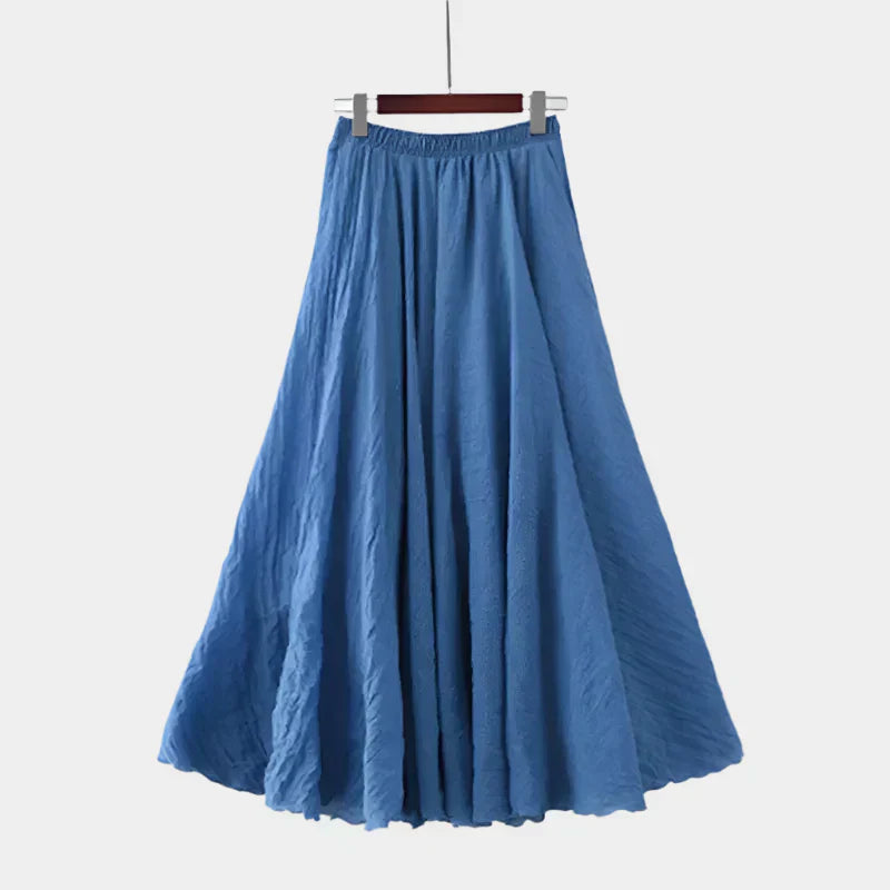 Nikola - Elegantná Sukňa s Vysokým Pásom