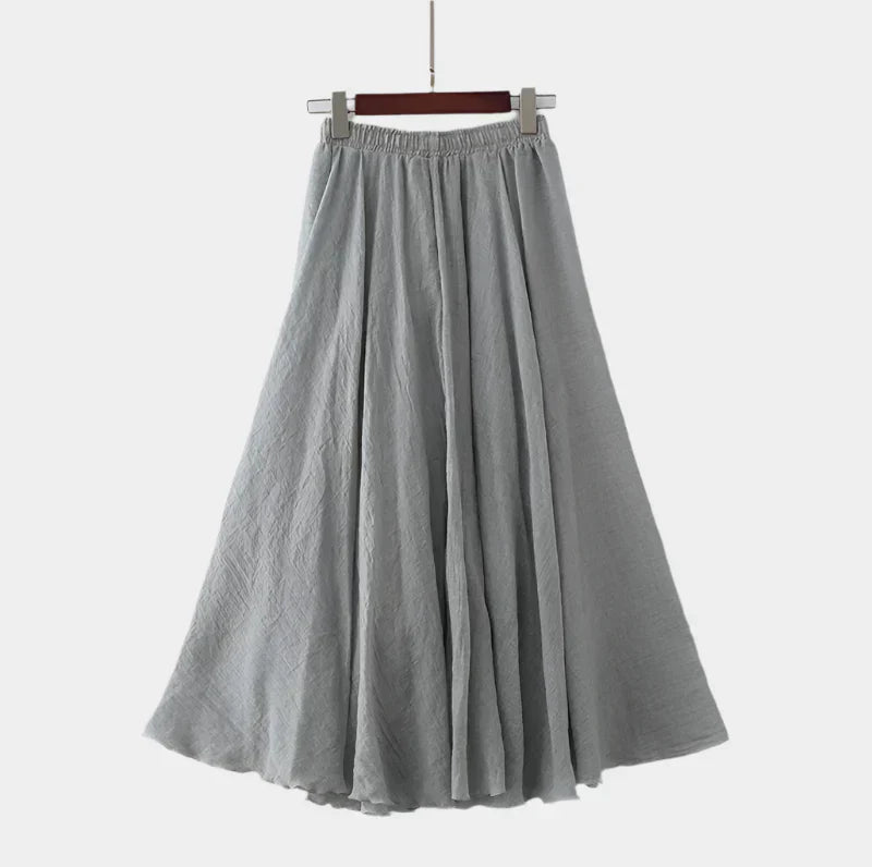 Nikola - Elegantná Sukňa s Vysokým Pásom
