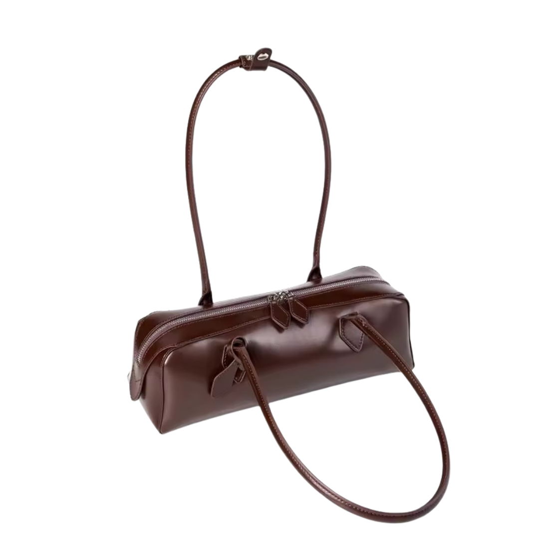 Borsa con aspetto liscio Signature