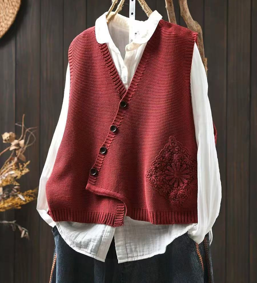 Johana - Pletená Vesta