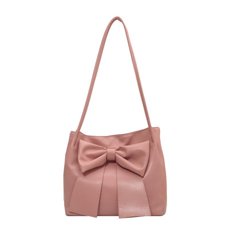 Borsa a tracolla leggera con fiocco