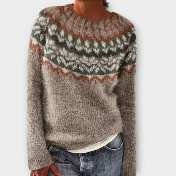 Roberta | Maglione vintage intrecciato
