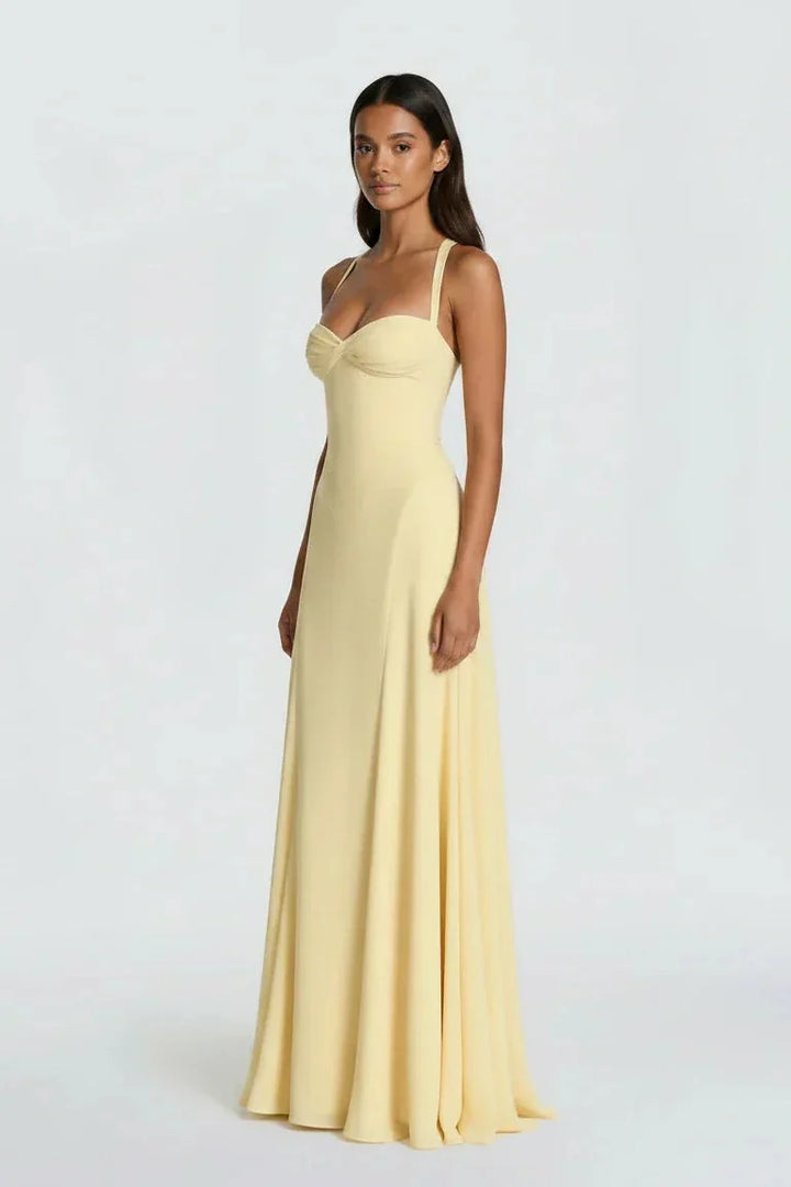 Frederika | Abito maxi da sera fluido