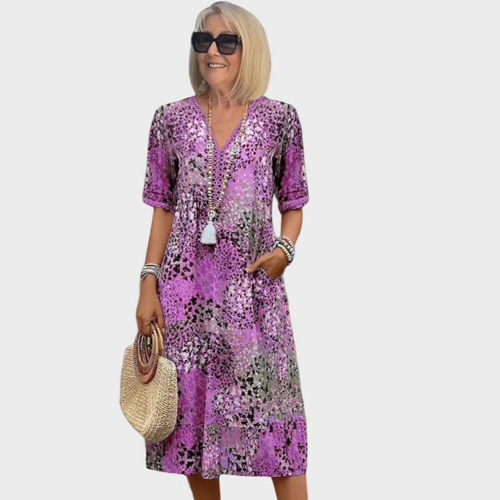 Matilde | Vestito midi stampato