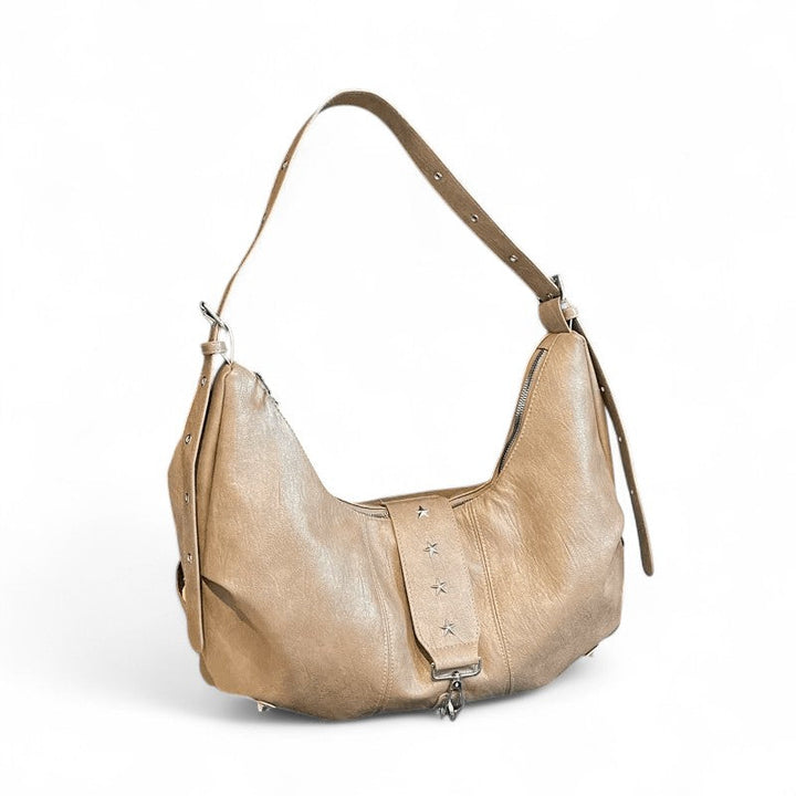 Borsa a tracolla liscia