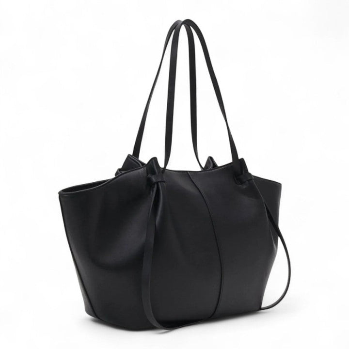 Grande borsa tote con chiusura girevole