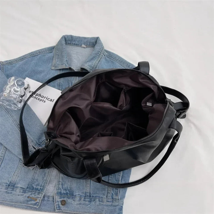 Borsa tote morbida e liscia