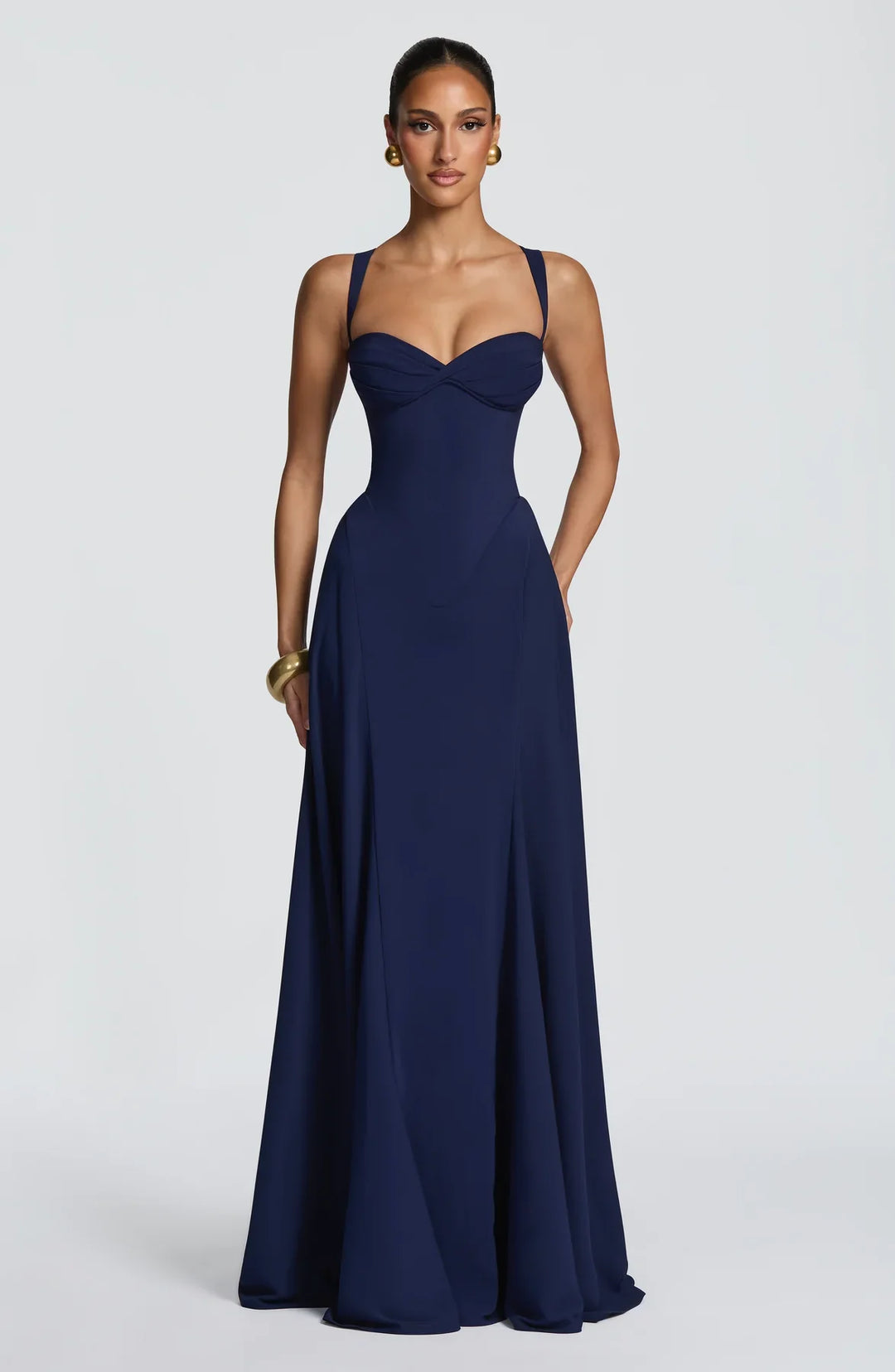 Frederika | Abito maxi da cerimonia fluente