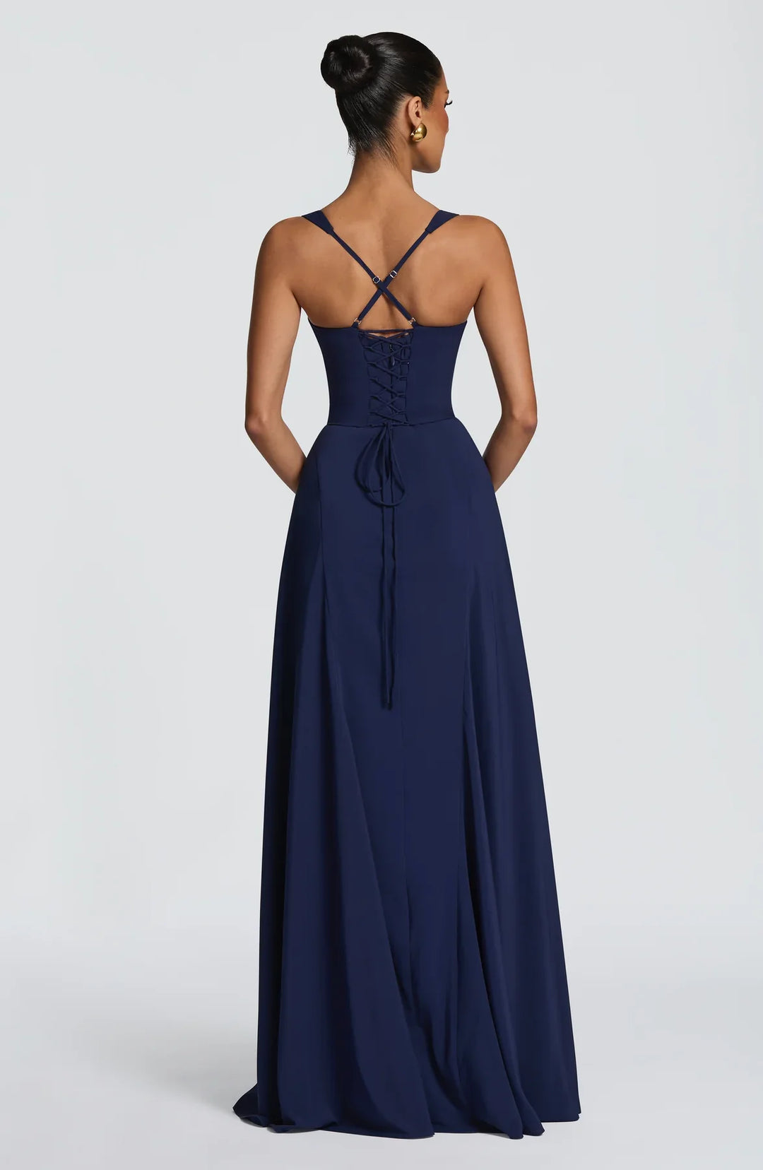 Frederika | Abito maxi da cerimonia fluido