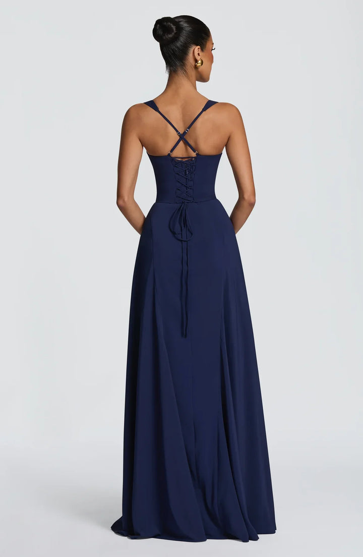 Frederika | Abito maxi da cerimonia fluente