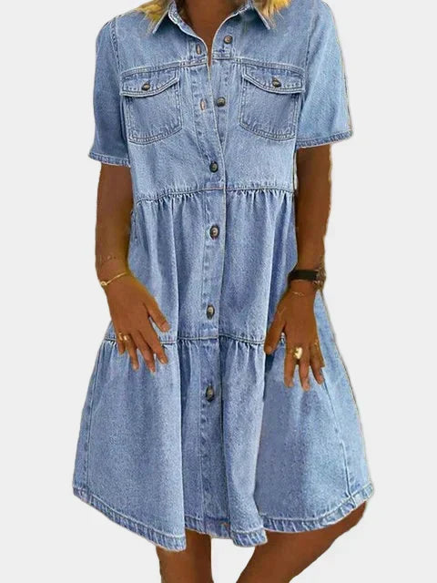 Sofie | Vestito jeans boho