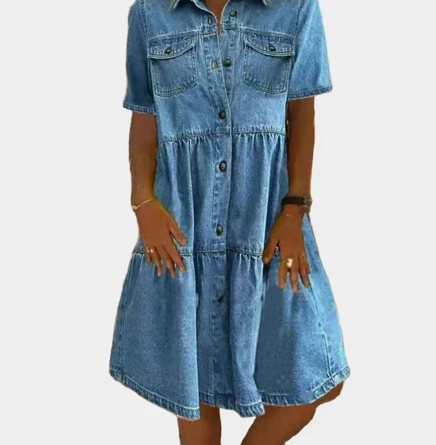 Sofie | Vestito jeans boho