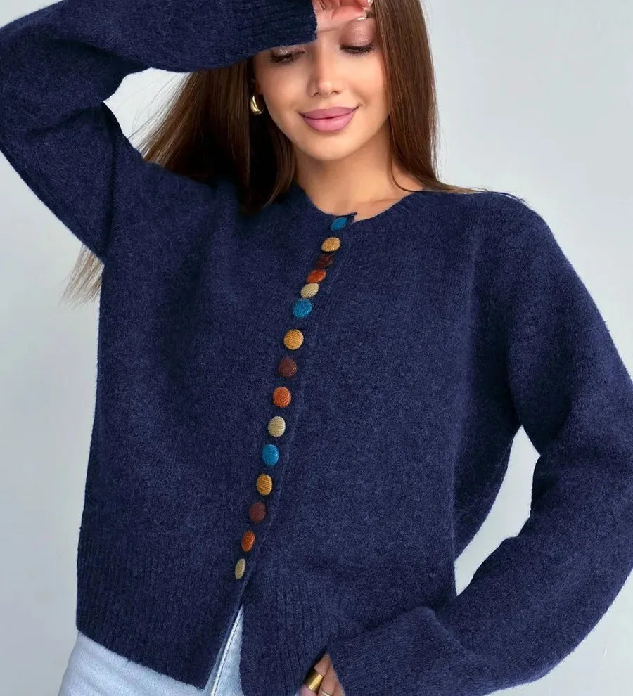 Nicole - Cardigán s Detailom Gombíkov