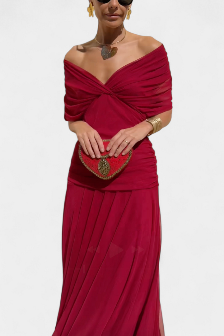 Magda | Vestito lungo floreale