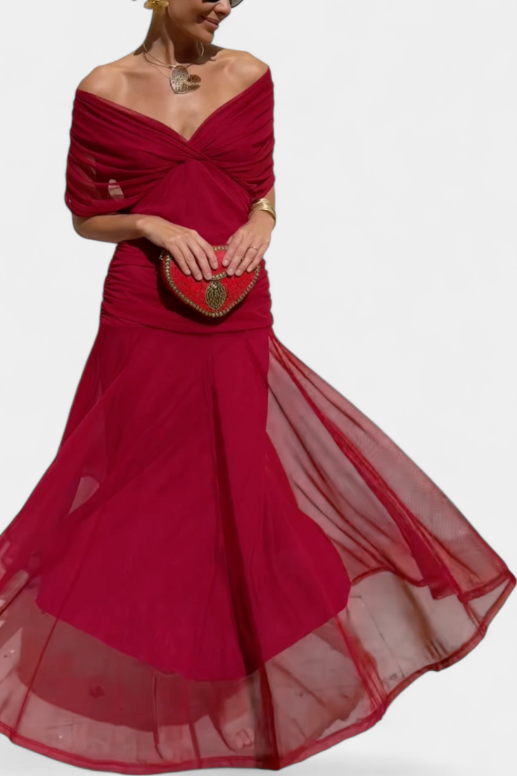 Magda | Vestito lungo floreale