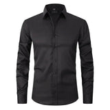 Košeľa - Zmes Polyester bez Pomačkania
