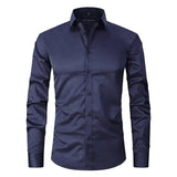 Košeľa - Zmes Polyester bez Pomačkania