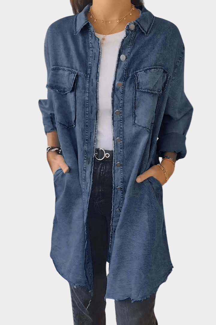 Sidsel | Abito camicia in denim