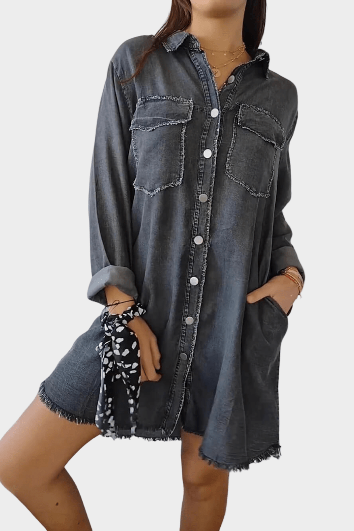 Sidsel | Abito camicia in denim