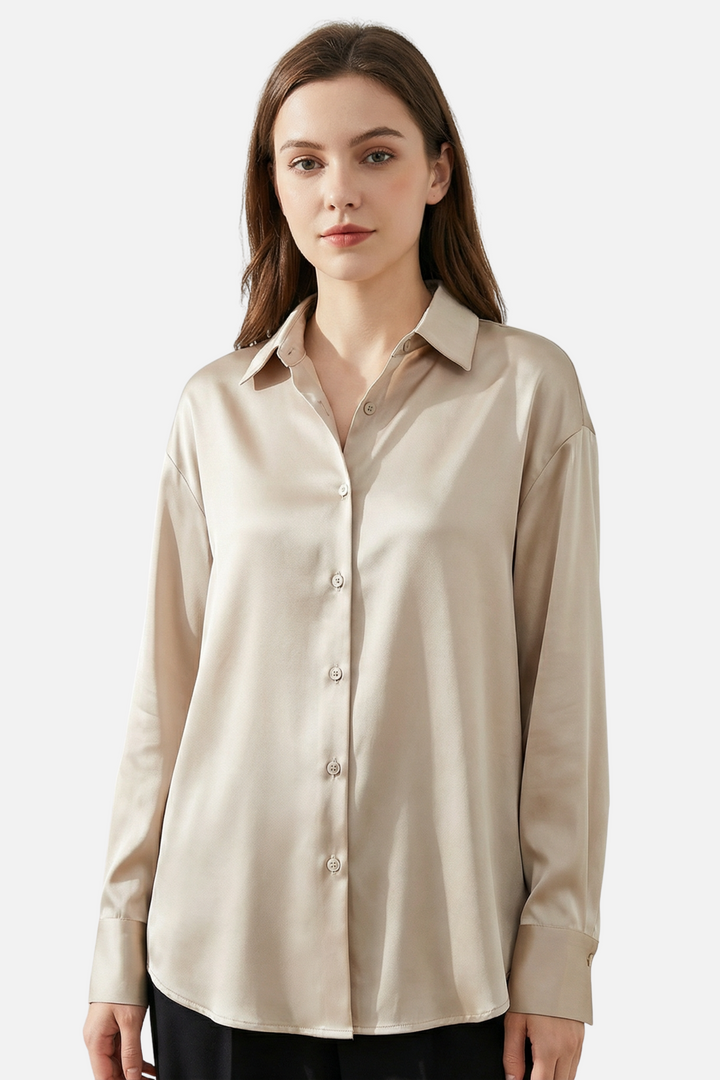 Camicia leggera con bottoni