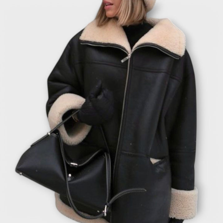 Luna | Cappotto in pelle