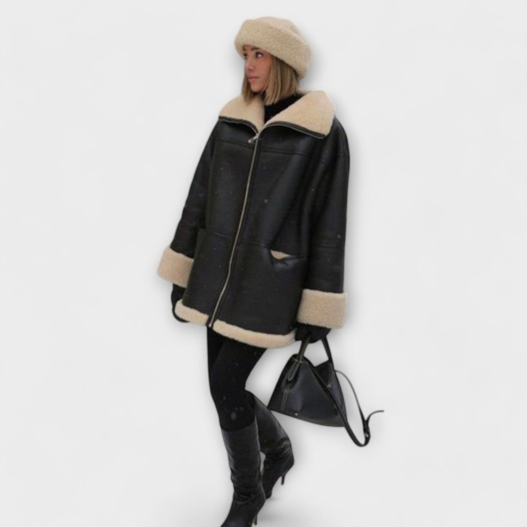 Luna | Cappotto in pelle
