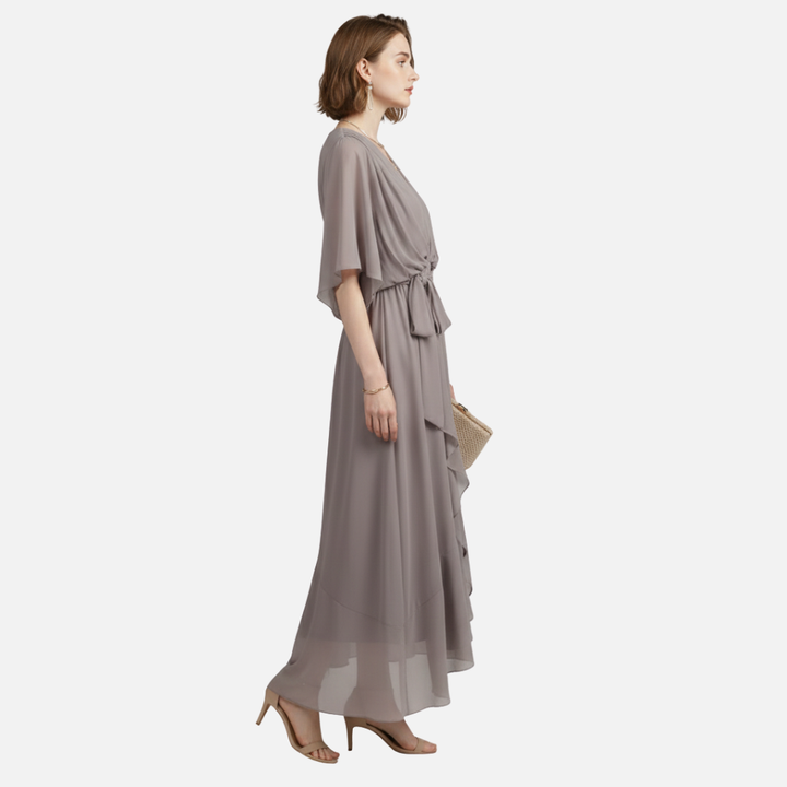 Jaroslava | Abito midi leggero con cintura