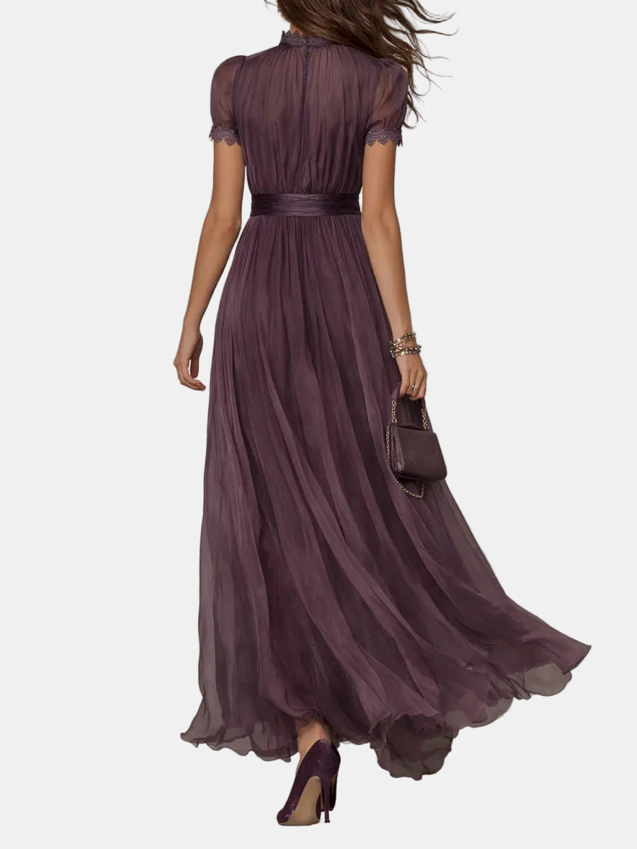 Flavia | Abito lungo viola