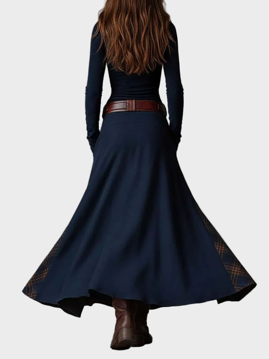Helena | Abito maxi in velluto