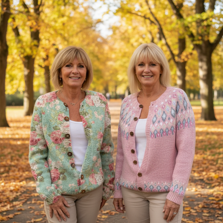 Eva | Cardigan floreale autunnale