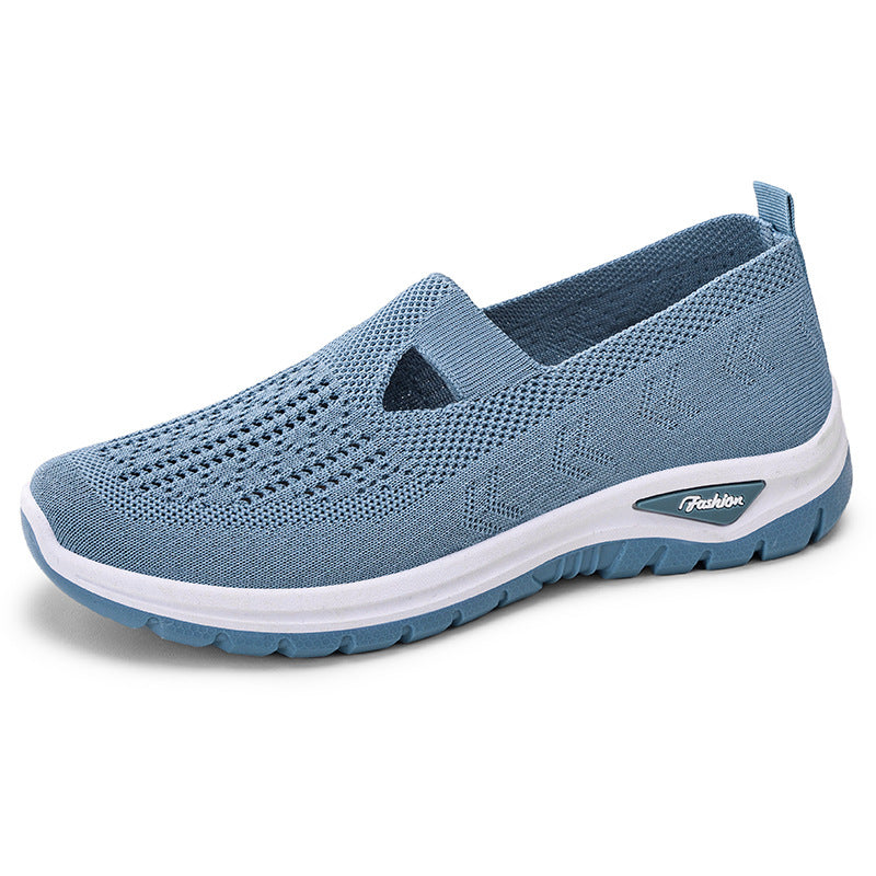 Scarpe da passeggio slip-on testurizzate