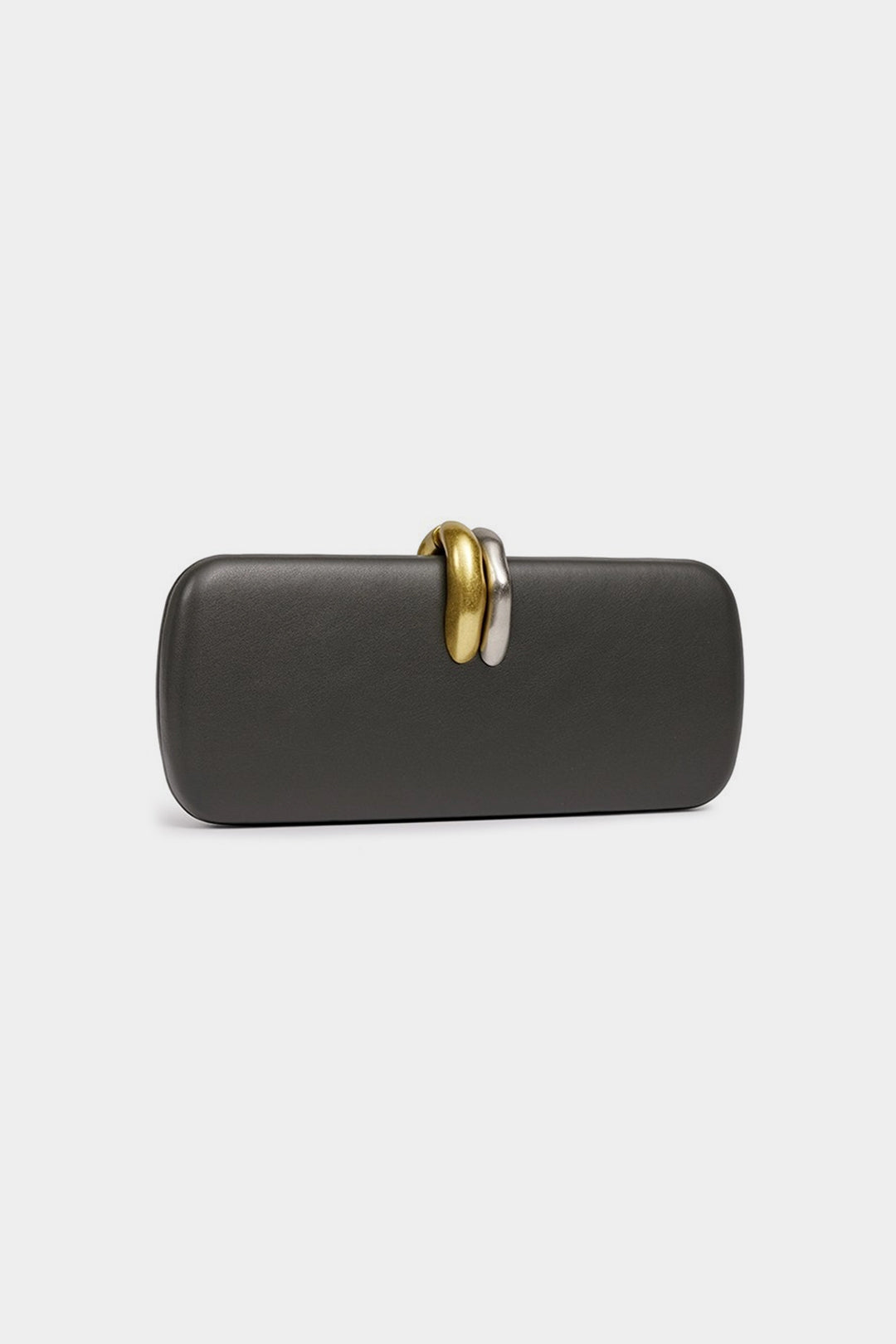 Borsa a tracolla liscia con catena