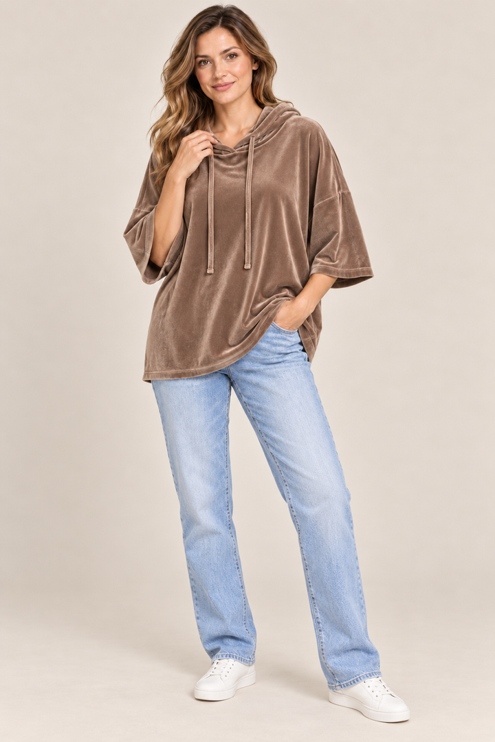 Emese | Felpa oversize con cappuccio