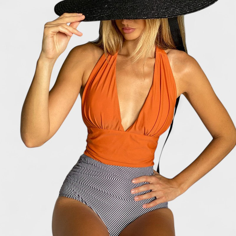 Joana - Elegantný Plavky s Vysokým Pásom