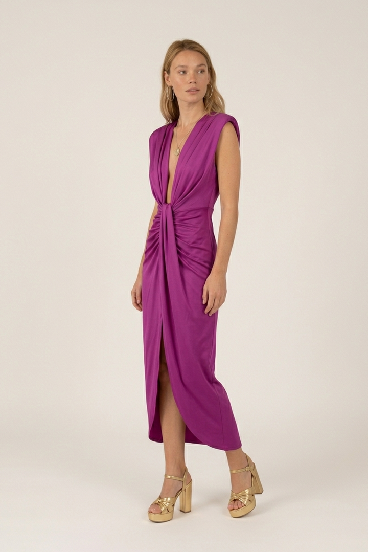 Nataša | Abito elegante a pieghe