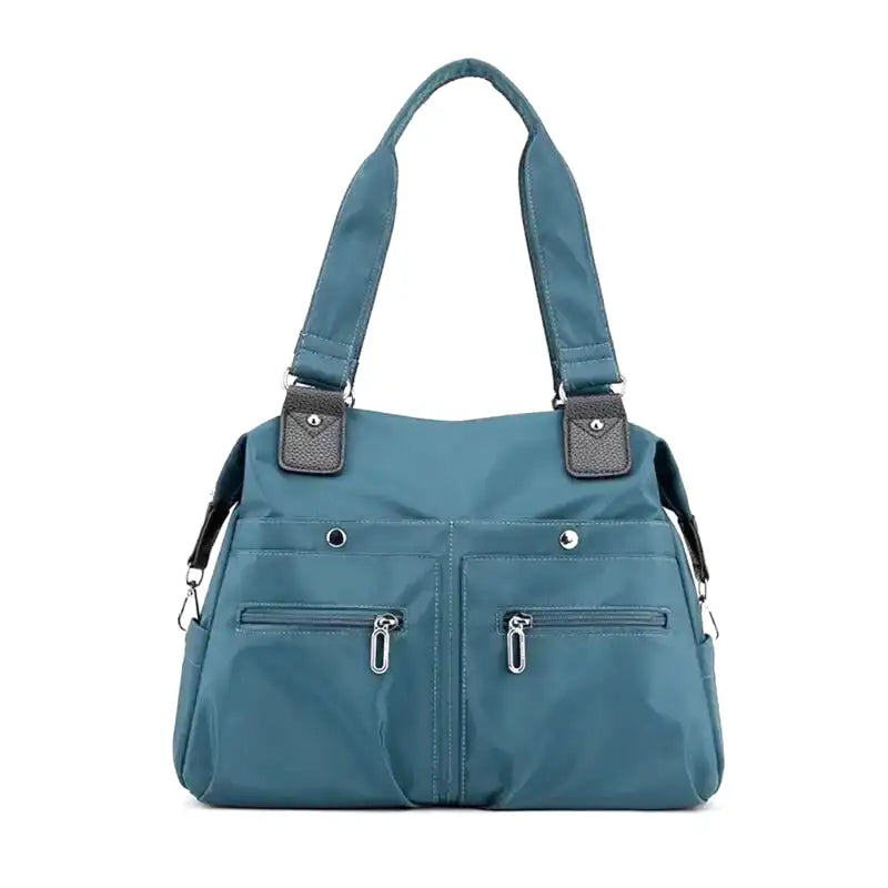 Grande borsa tote spaziosa con più tasche