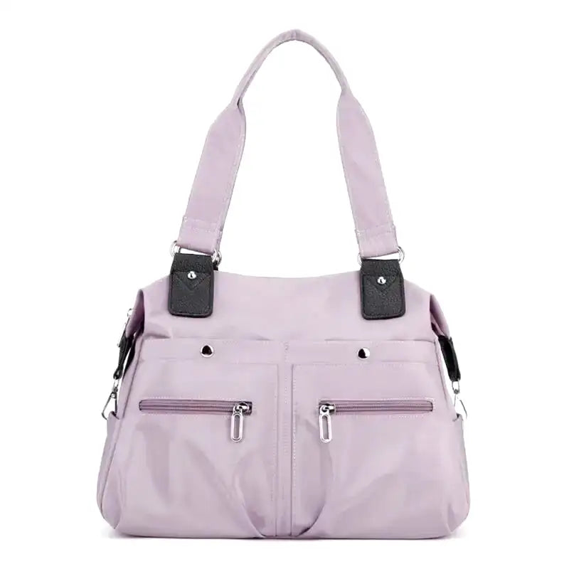 Grande borsa tote spaziosa con più tasche