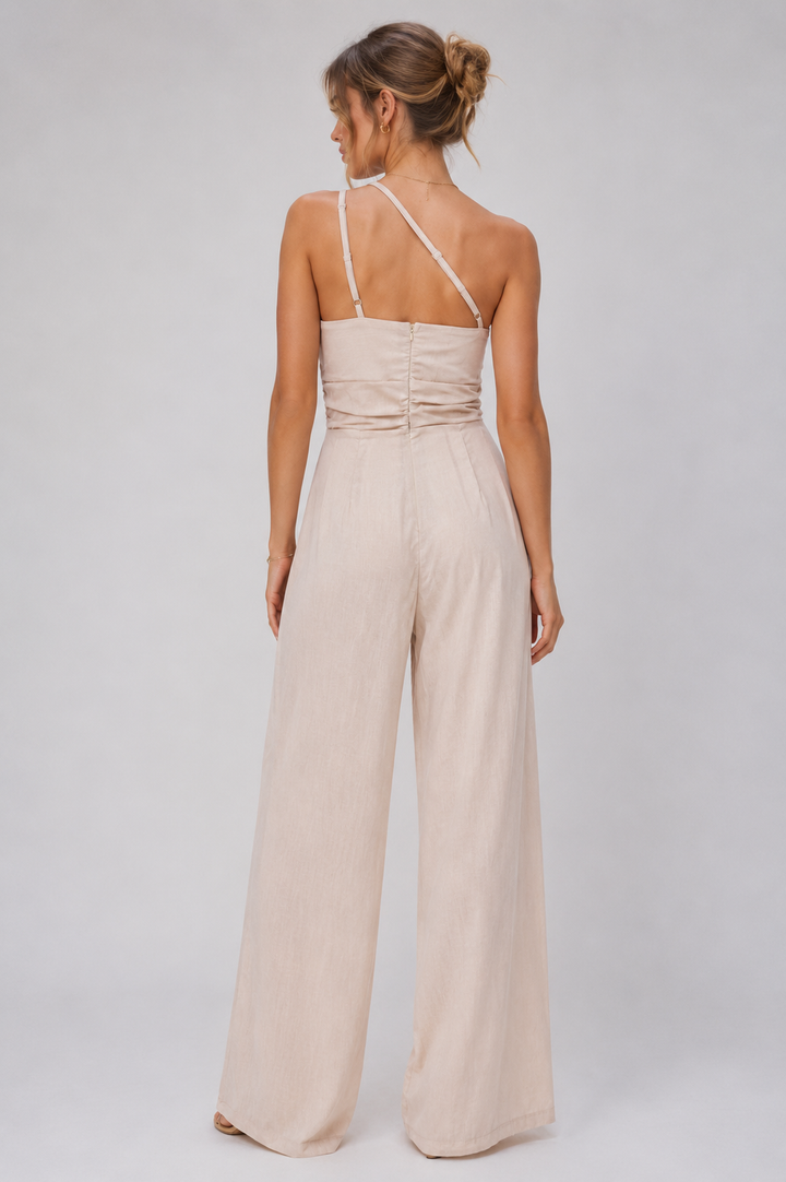 Dária | Tuta fluida con pantaloni larghi
