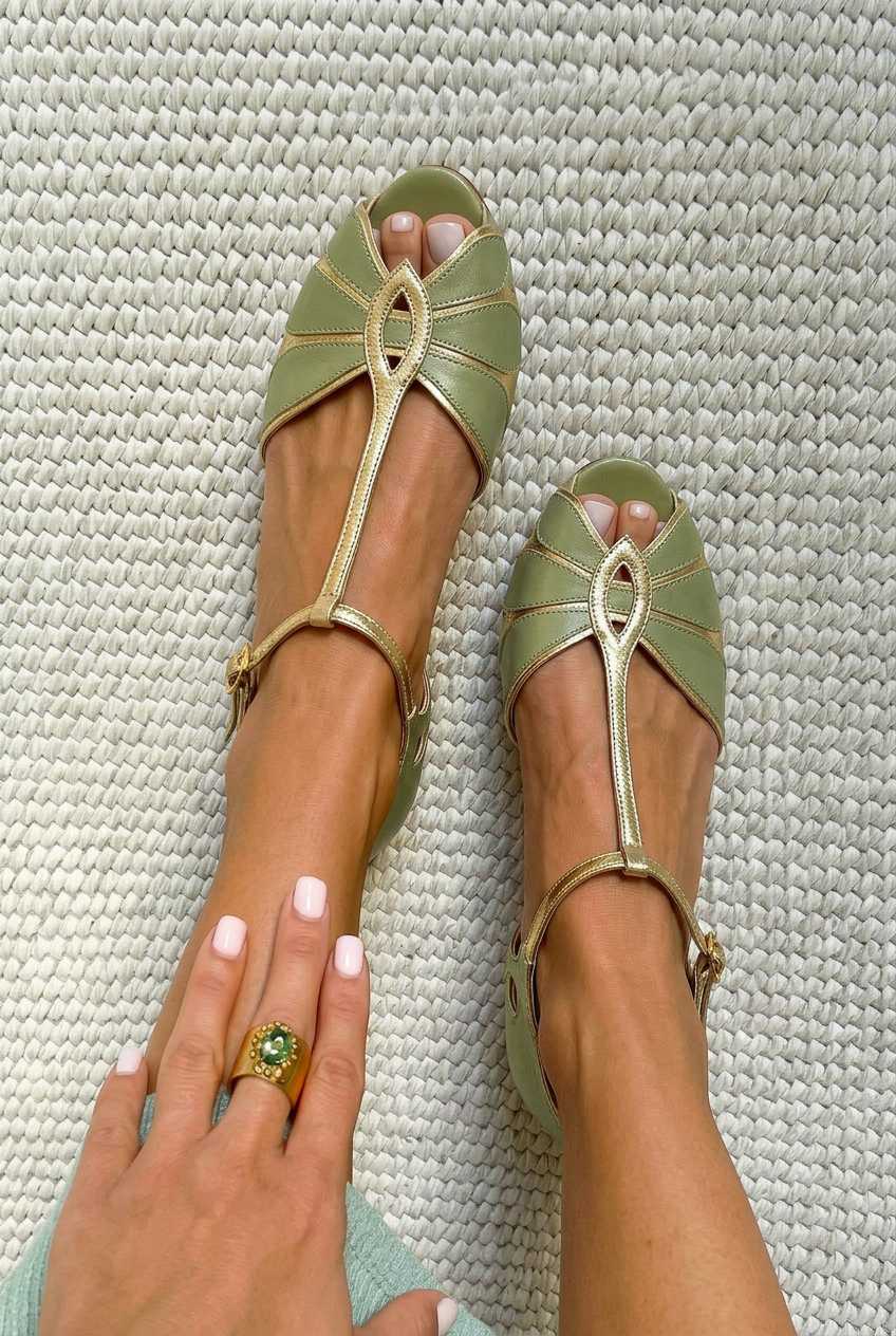 Scarpe con punta aperta