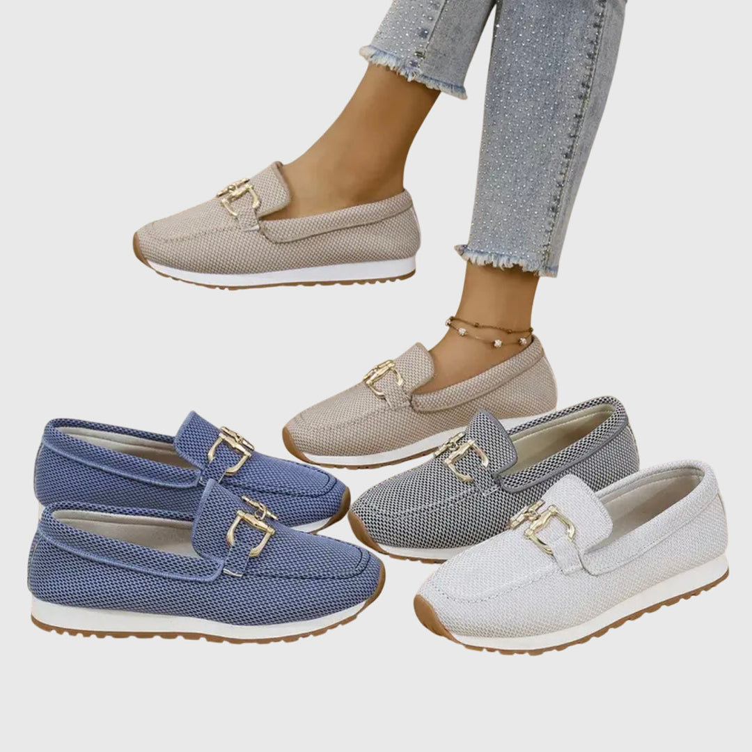 Sneakers comode senza lacci con soletta morbida