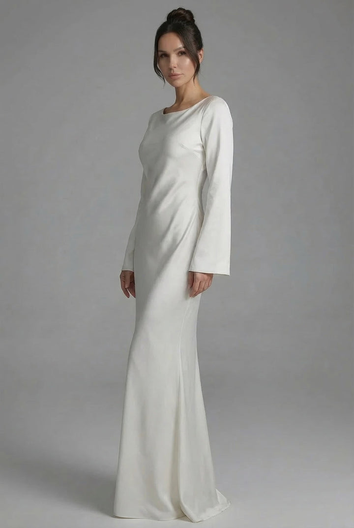 Yveta | Abito maxi floreale con spalline e spacco