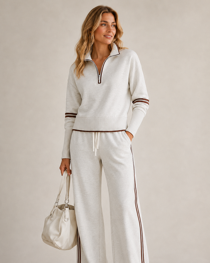 Marieta | Completo con pantaloni larghi