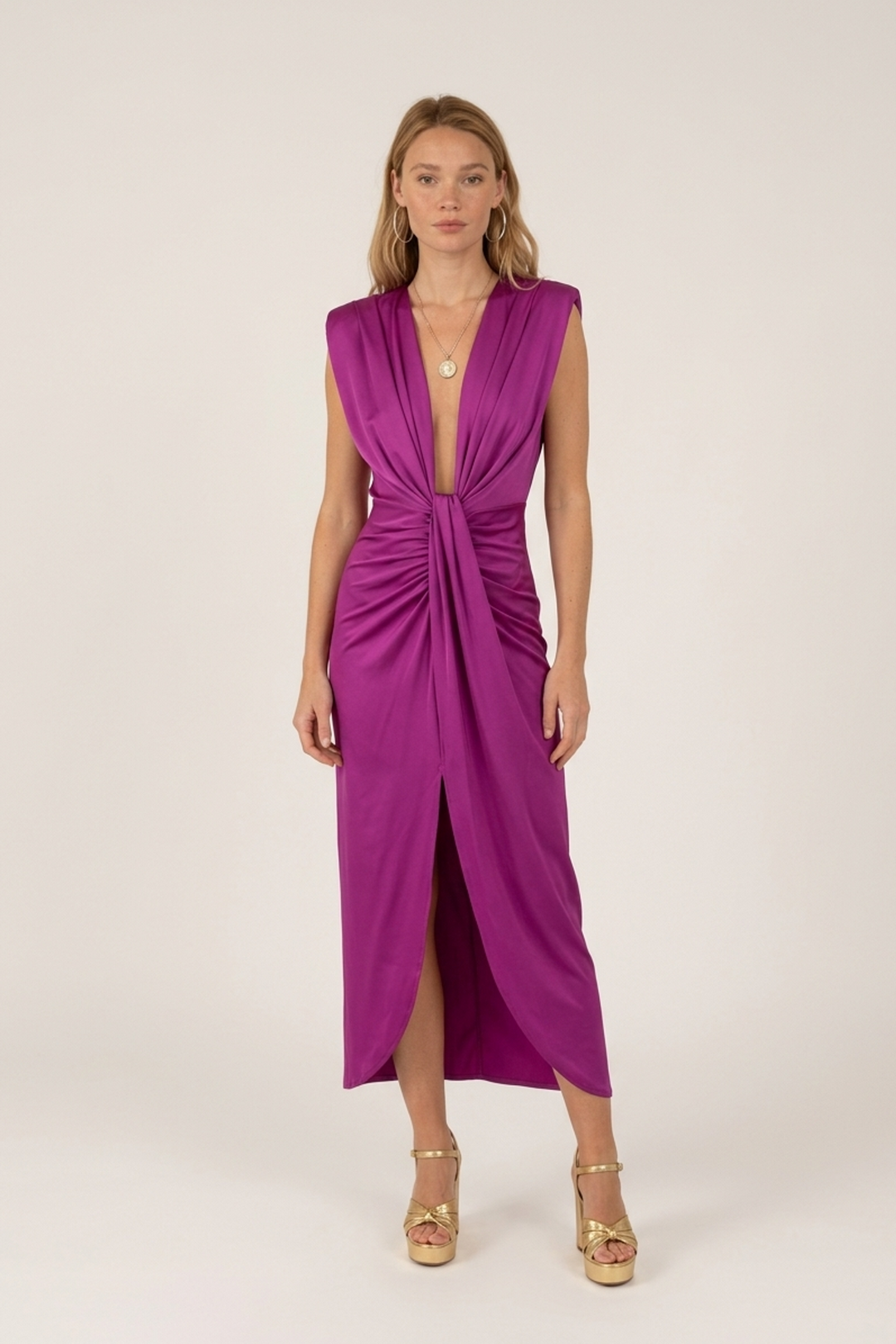 Nataša | Abito elegante a pieghe