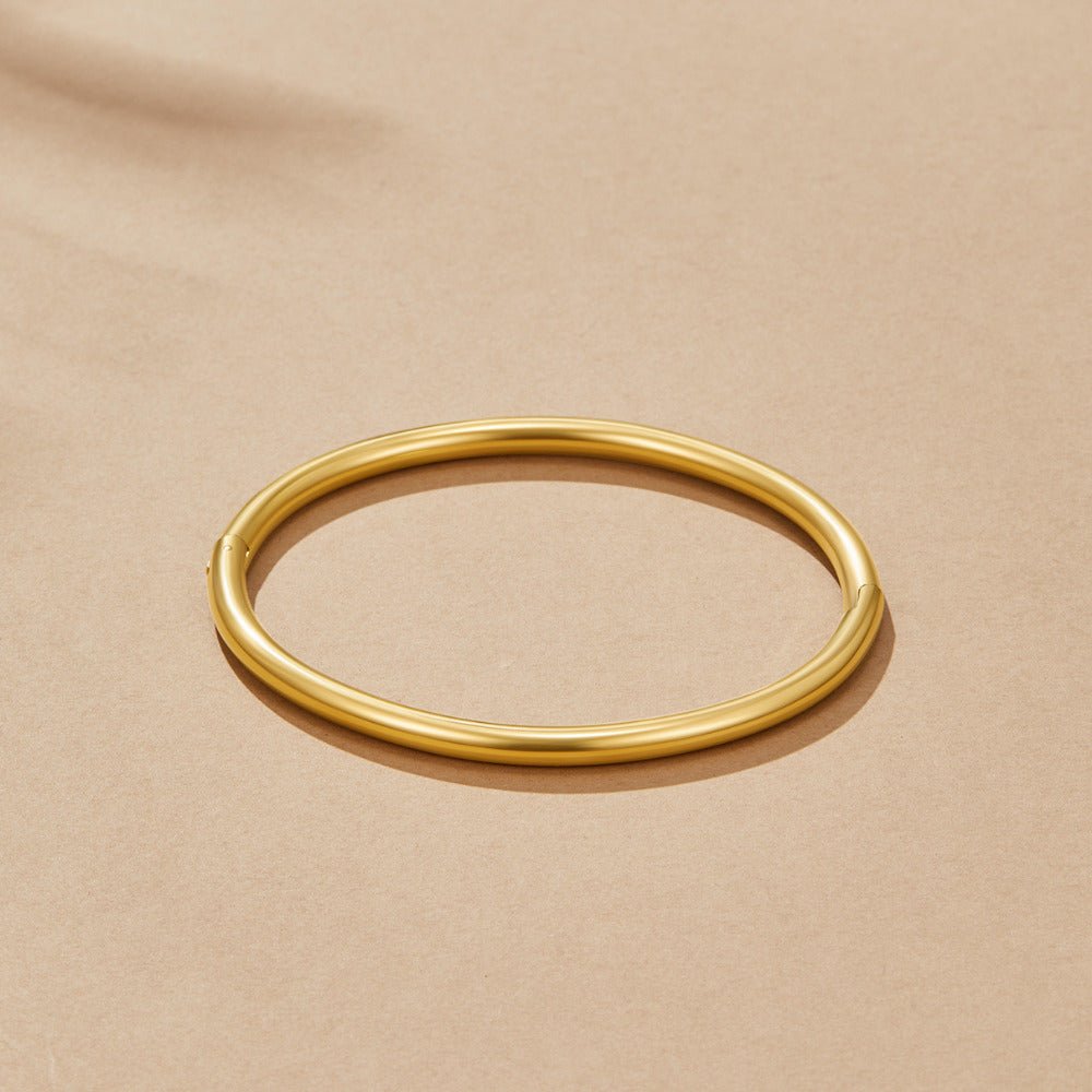 Bracciale rigido dorato Eli